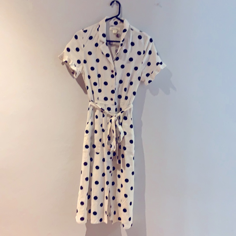 COPY - Midi dress, Monteau, polka dots